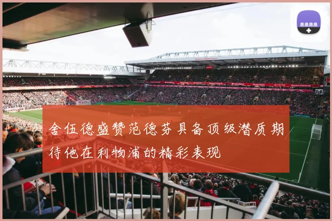 舍伍德盛赞范德芬具备顶级潜质期待他在利物浦的精彩表现